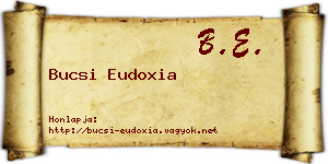 Bucsi Eudoxia névjegykártya